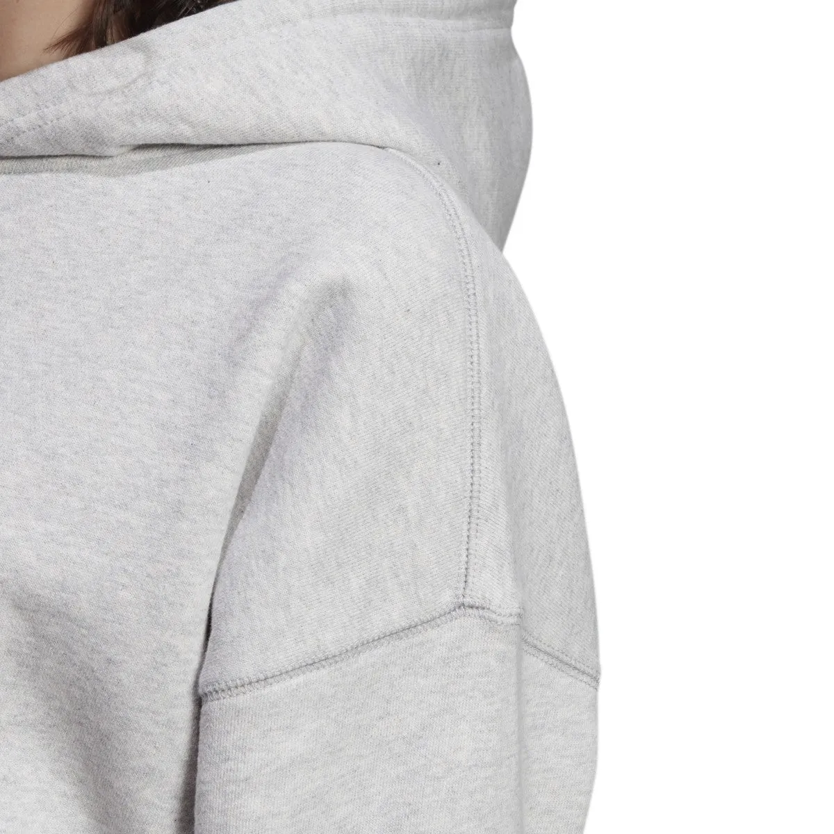 Women's adidas 3-Stripes Cropped Hoodie sold by Zulily product image thumbnail 5