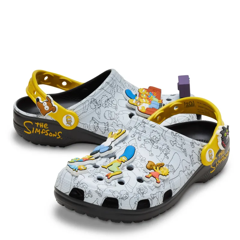 Men's Crocs Classic Clog 'The Simpsons Intro Sequence' made by Crocs