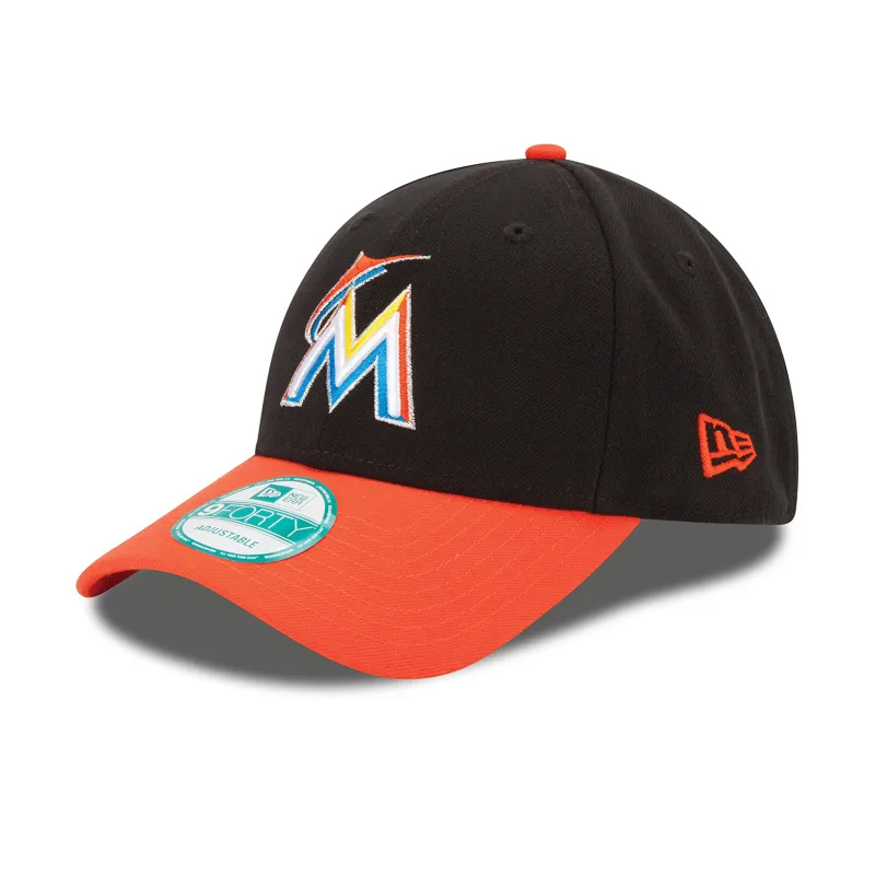 Men's New Era MLB The League 2Tone Adjustable Cap - Miami Marlins made by New Era