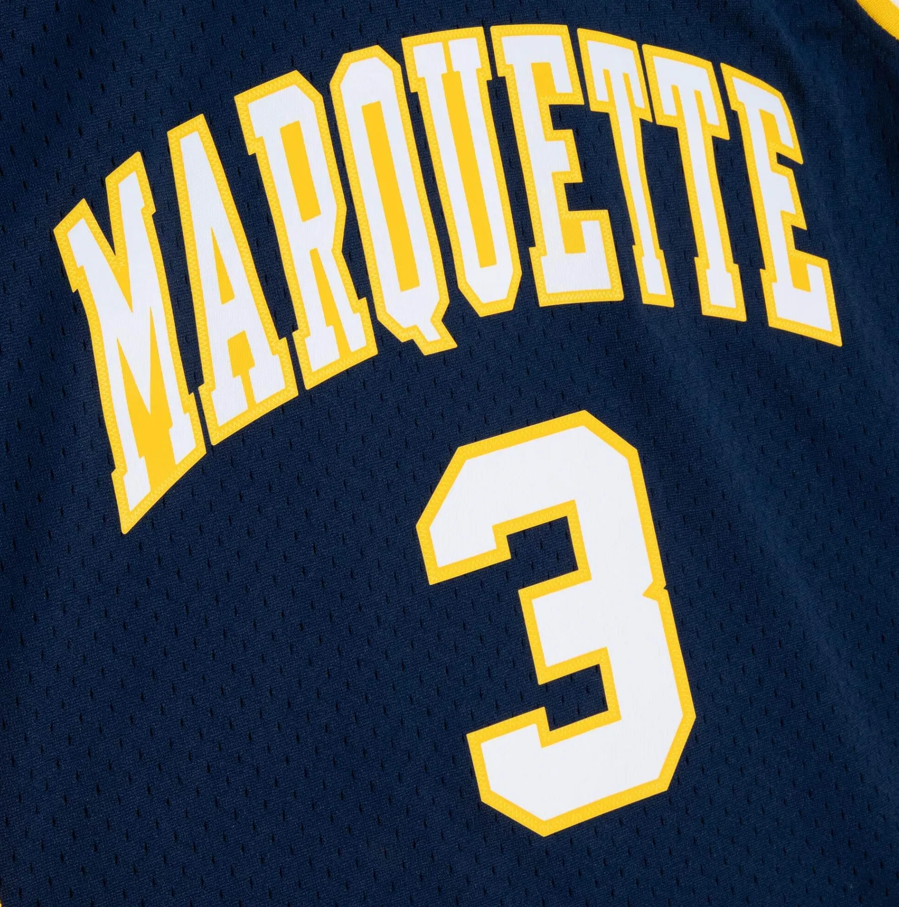 Men's Mitchell & Ness Ncaa Dark Jersey Marquette 2002 Dwyane Wade sold by Zulily product image thumbnail 3