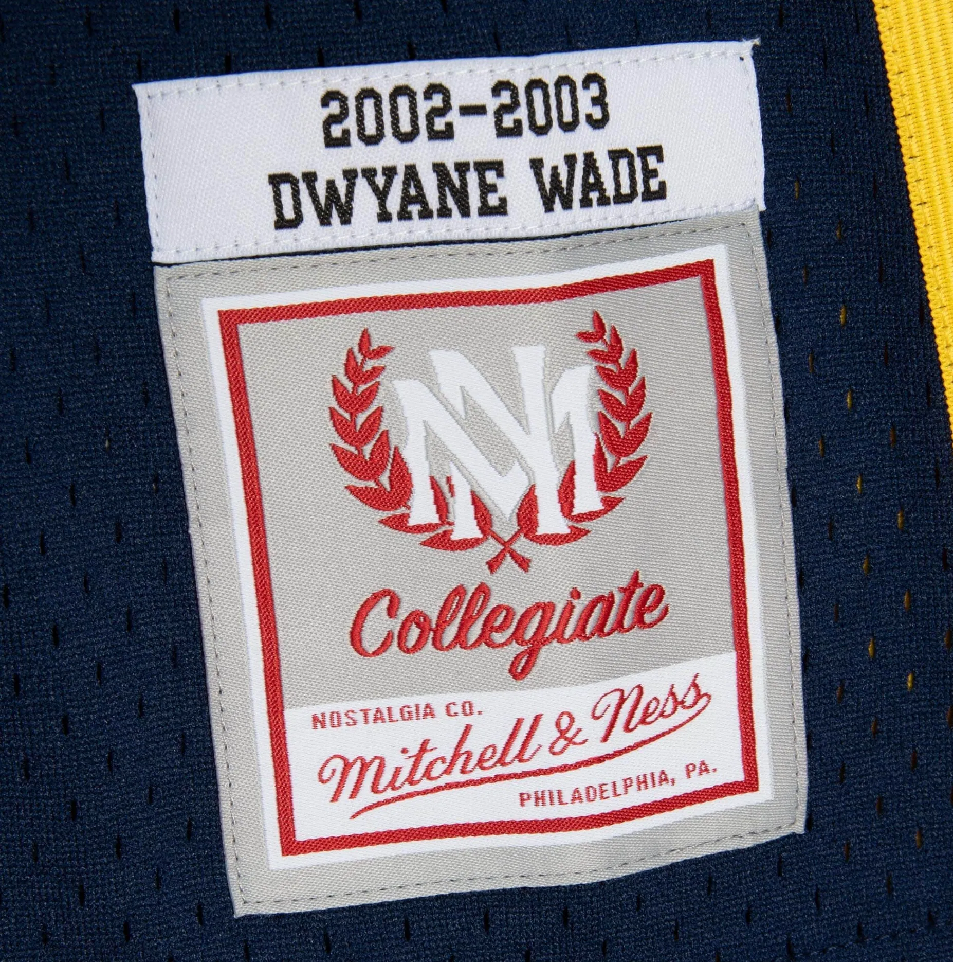 Men's Mitchell & Ness Ncaa Dark Jersey Marquette 2002 Dwyane Wade sold by Zulily product image thumbnail 4