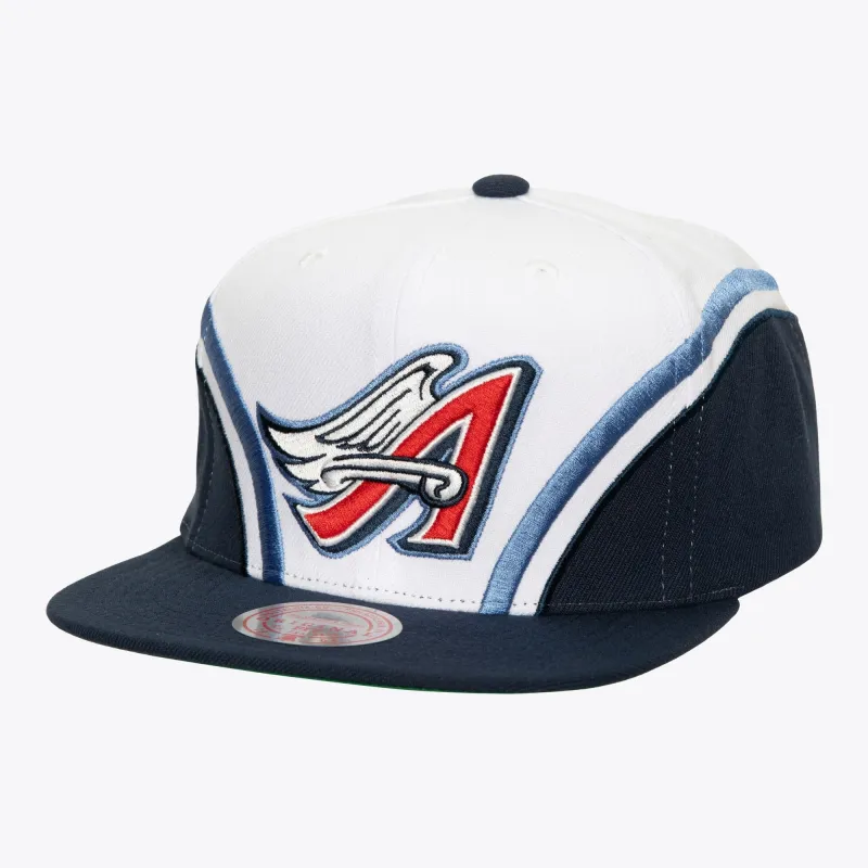 Men's Mitchell & Ness MLB Overhead Snapback Coop Angels sold by Zulily