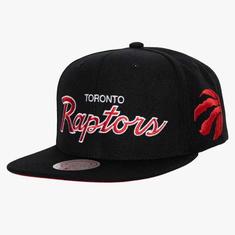 Men's Mitchell & Ness NBA Team Script 2 Snapback Raptors sold by Zulily