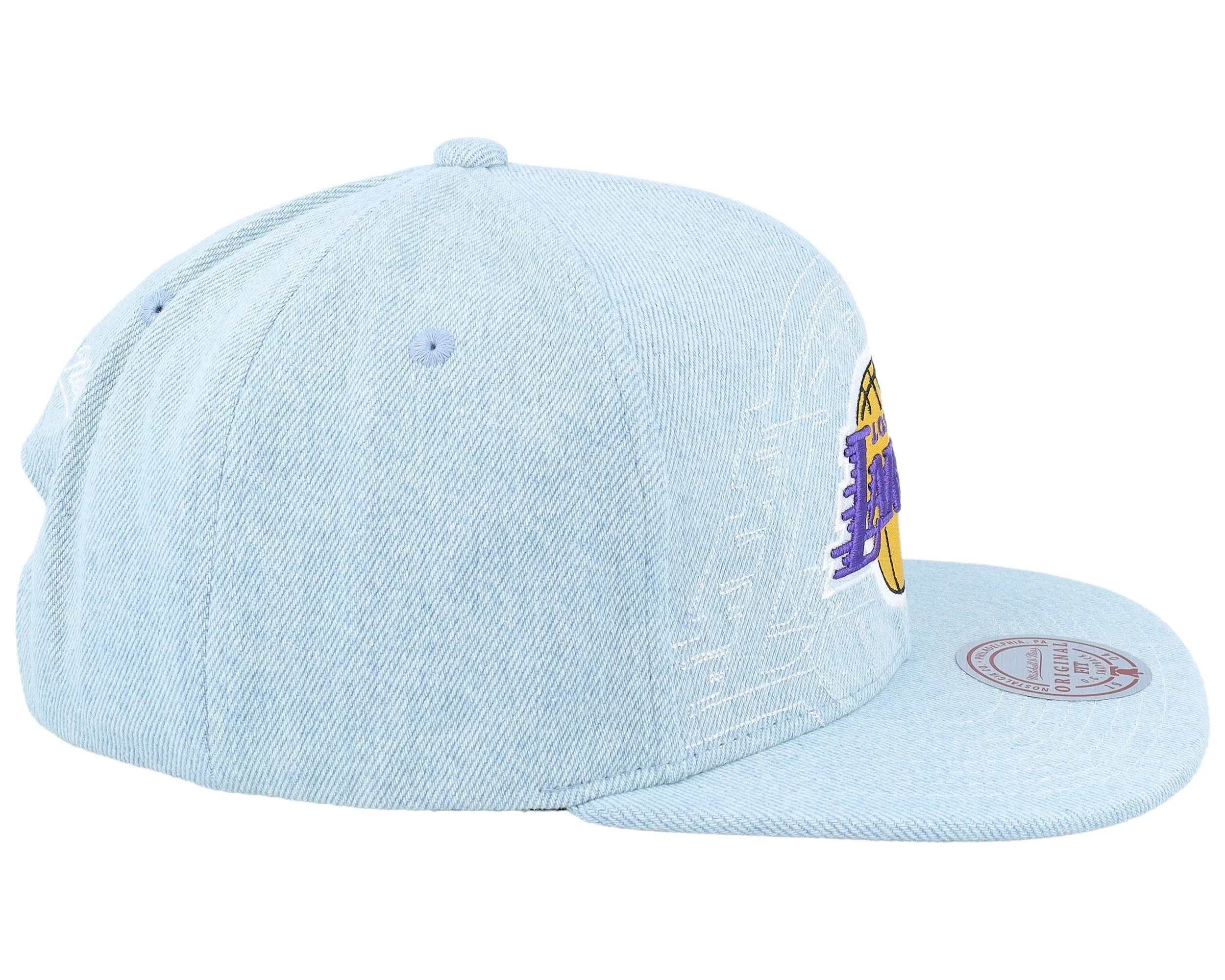 Men's Mitchell & Ness NBA Denim Stitcher Snapback Lakers sold by Zulily product image thumbnail 5