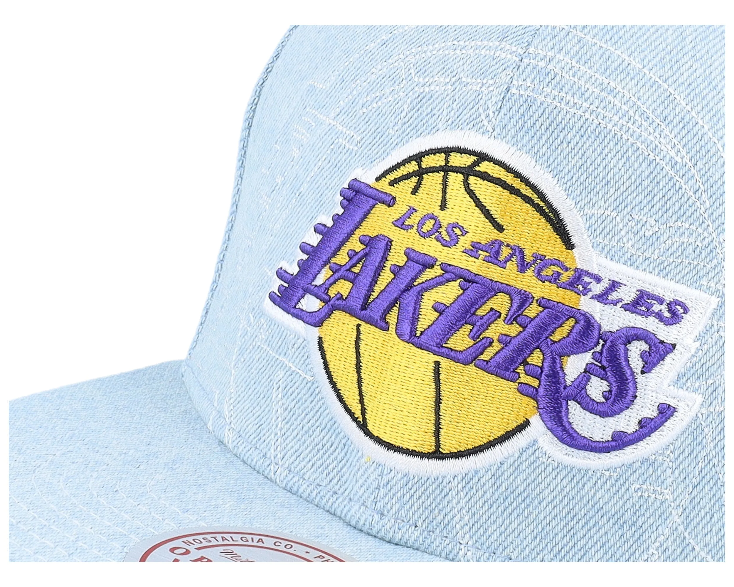 Men's Mitchell & Ness NBA Denim Stitcher Snapback Lakers sold by Zulily product image thumbnail 3