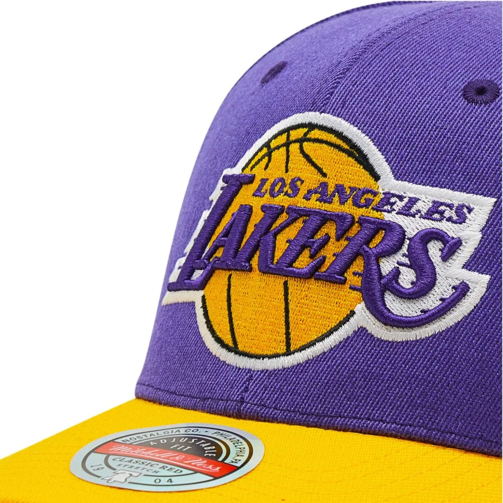 Men's Mitchell & Ness NBA Team 2Tone Stretch Snapback NBA Lakers - Purple-Yellow sold by Zulily product image thumbnail 3