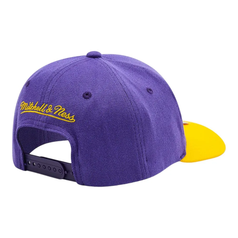 Men's Mitchell & Ness NBA Team 2Tone Stretch Snapback NBA Lakers - Purple-Yellow sold by Zulily product image thumbnail 4
