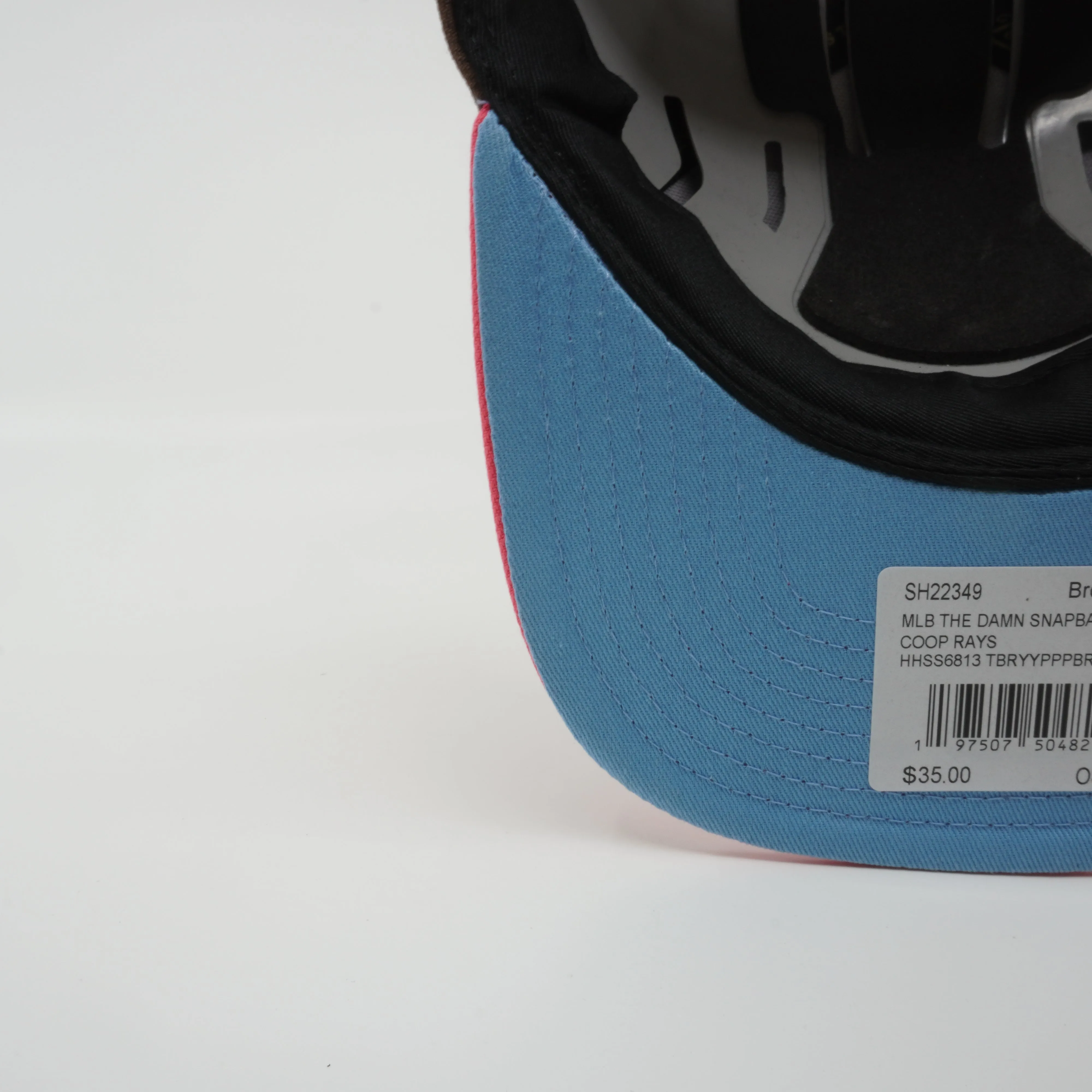 Men's Mitchell & Ness MLB The Damn Snapback Coop Rays - Brown sold by Zulily product image thumbnail 5