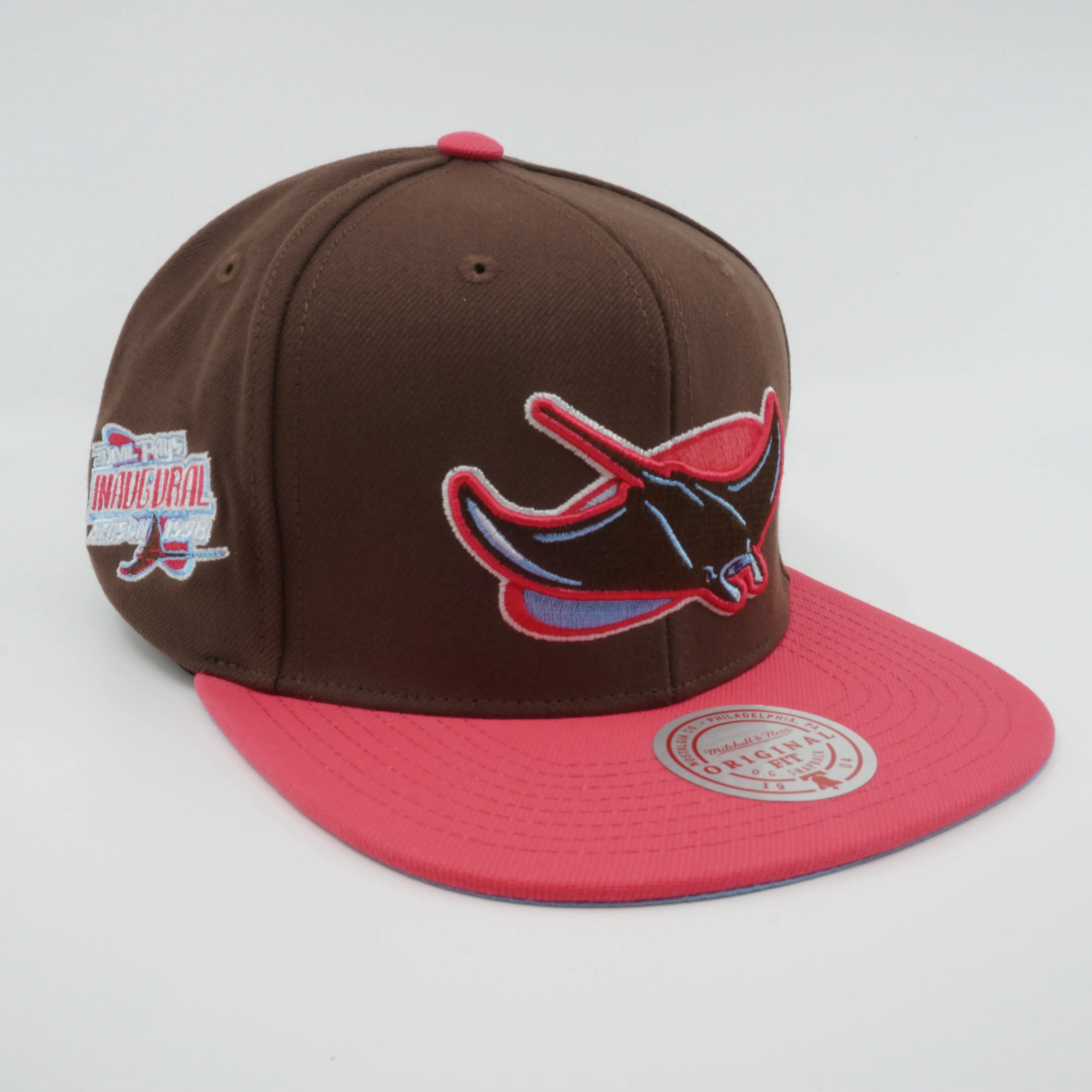 Men's Mitchell & Ness MLB The Damn Snapback Coop Rays - Brown sold by Zulily product image thumbnail 3