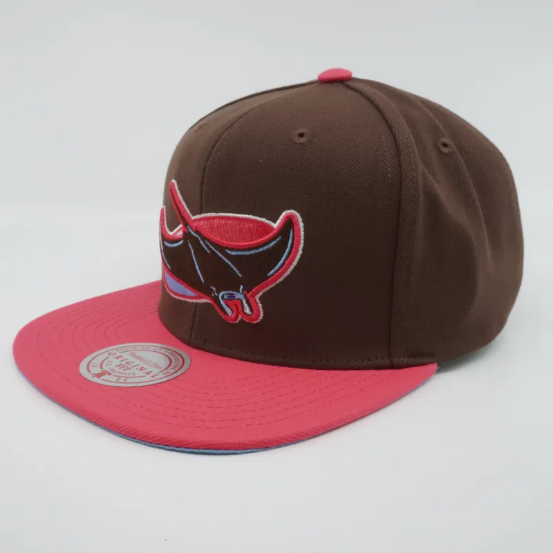 Men's Mitchell & Ness MLB The Damn Snapback Coop Rays - Brown made by Mitchell & Ness