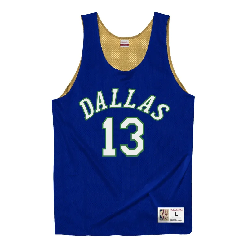 Men's Mitchell & Ness NBA Reversible Mesh Tank Dallas Mavericks 2003 Steve Nash sold by Zulily