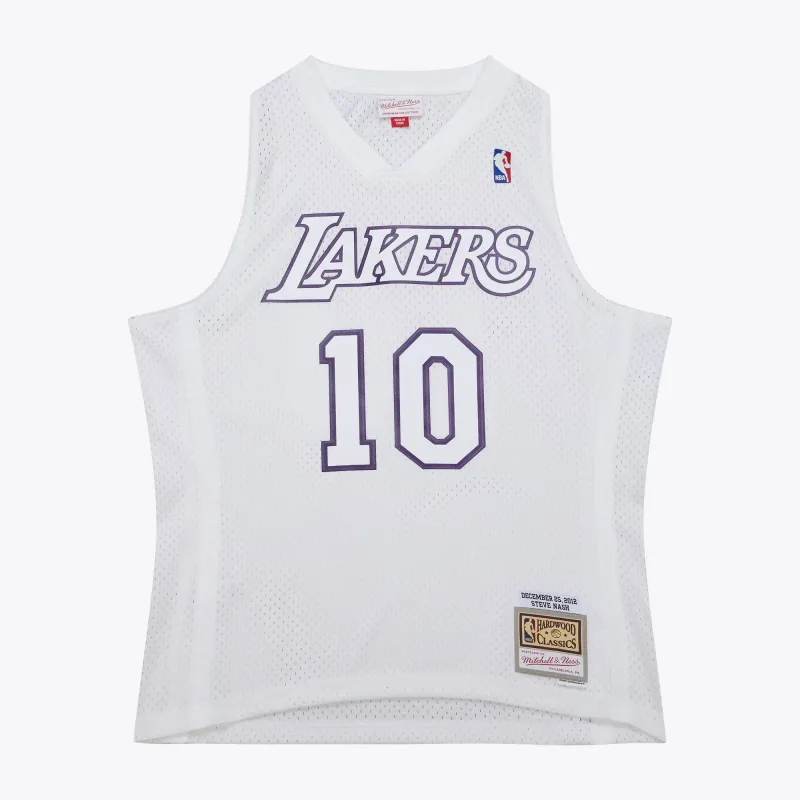 Men's Mitchell & Ness NBA Day Jersey Lakers 2012 Steve Nash made by Zulily