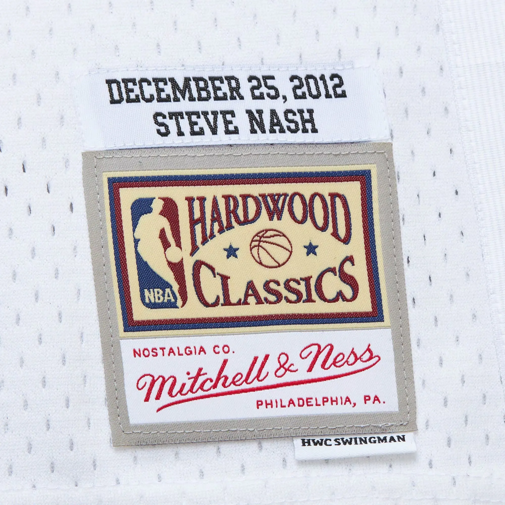 Men's Mitchell & Ness NBA Day Jersey Lakers 2012 Steve Nash sold by Zulily product image thumbnail 5