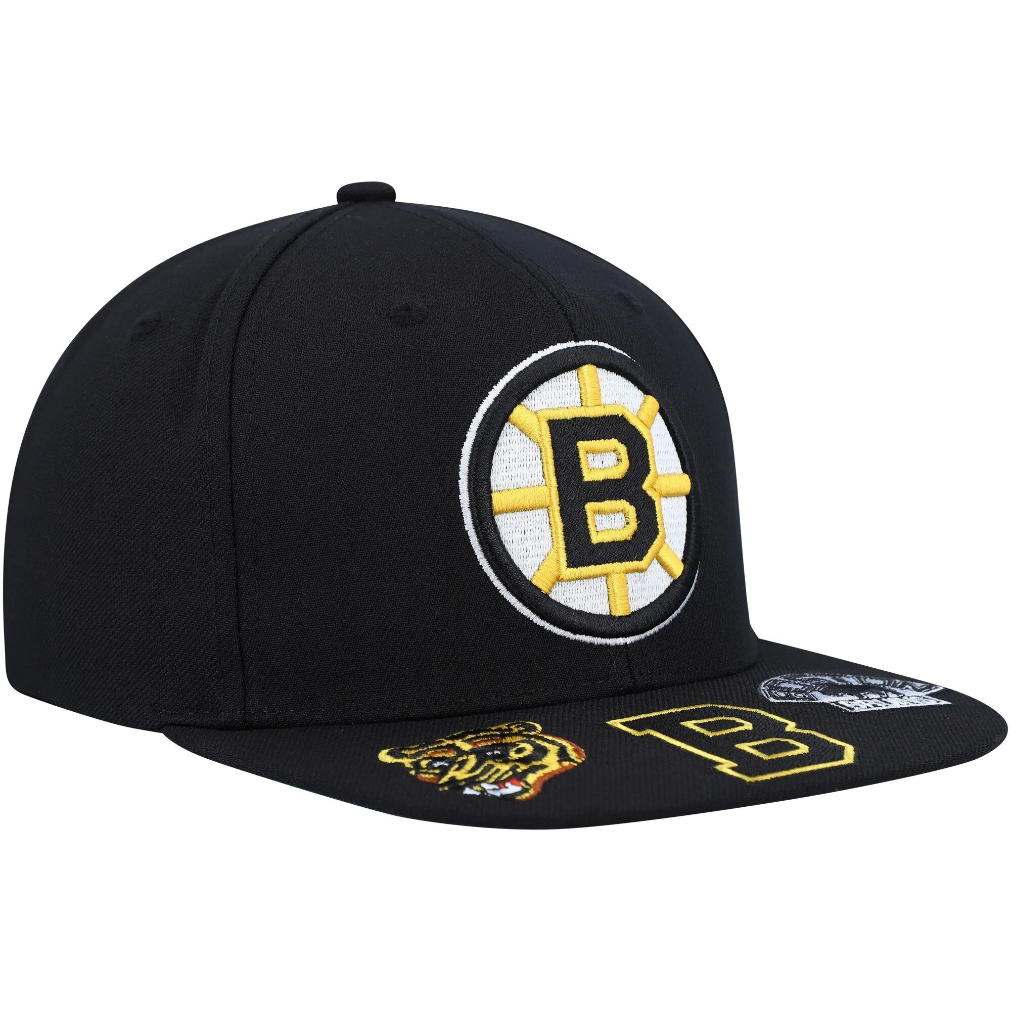 Men's Mitchell & Ness Nhl Vintage Hat Trick Snapback Bruins - Black sold by Zulily product image thumbnail 3