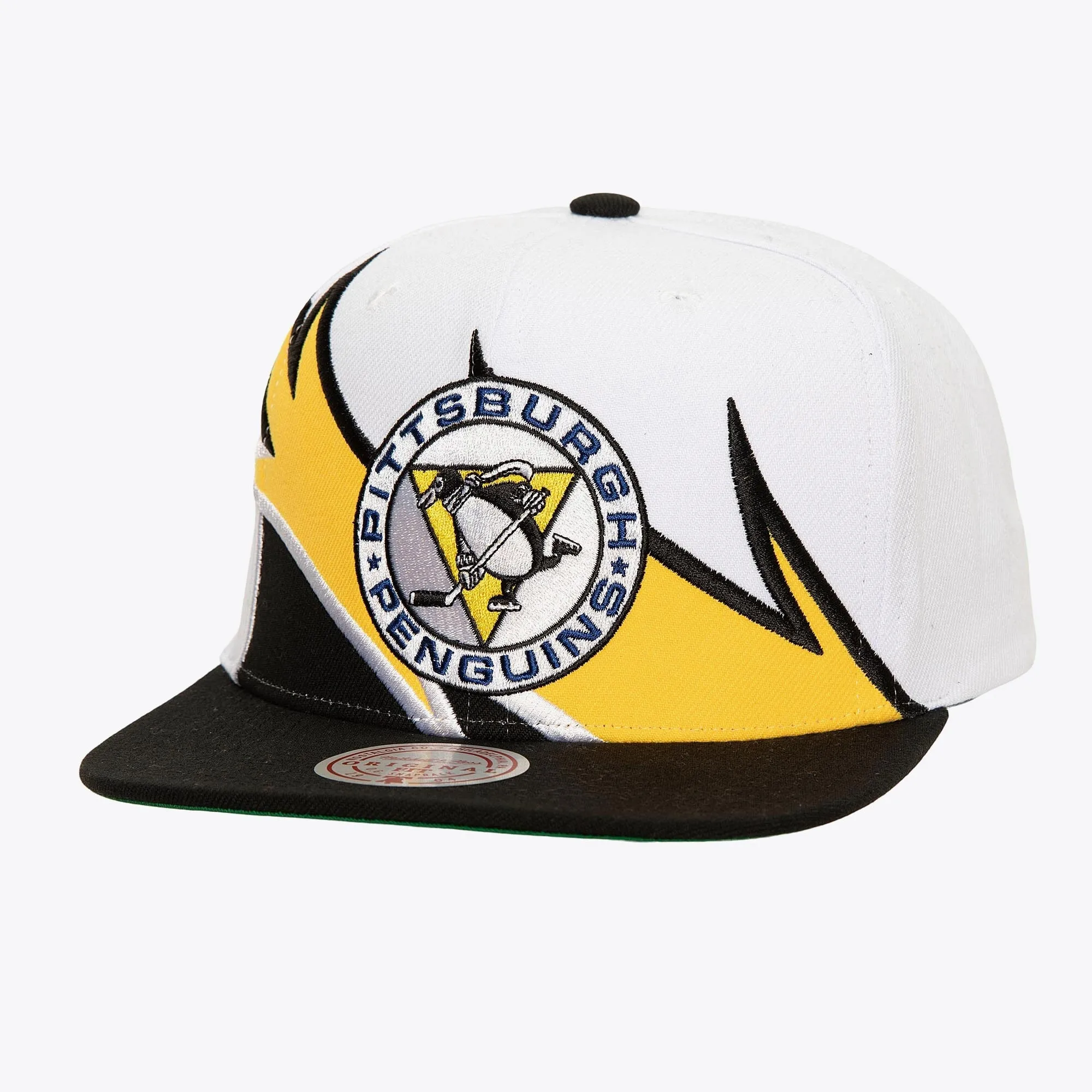 Men's Mitchell & Ness Nhl Waverunner Snapback Vntg Penguins - White sold by Zulily