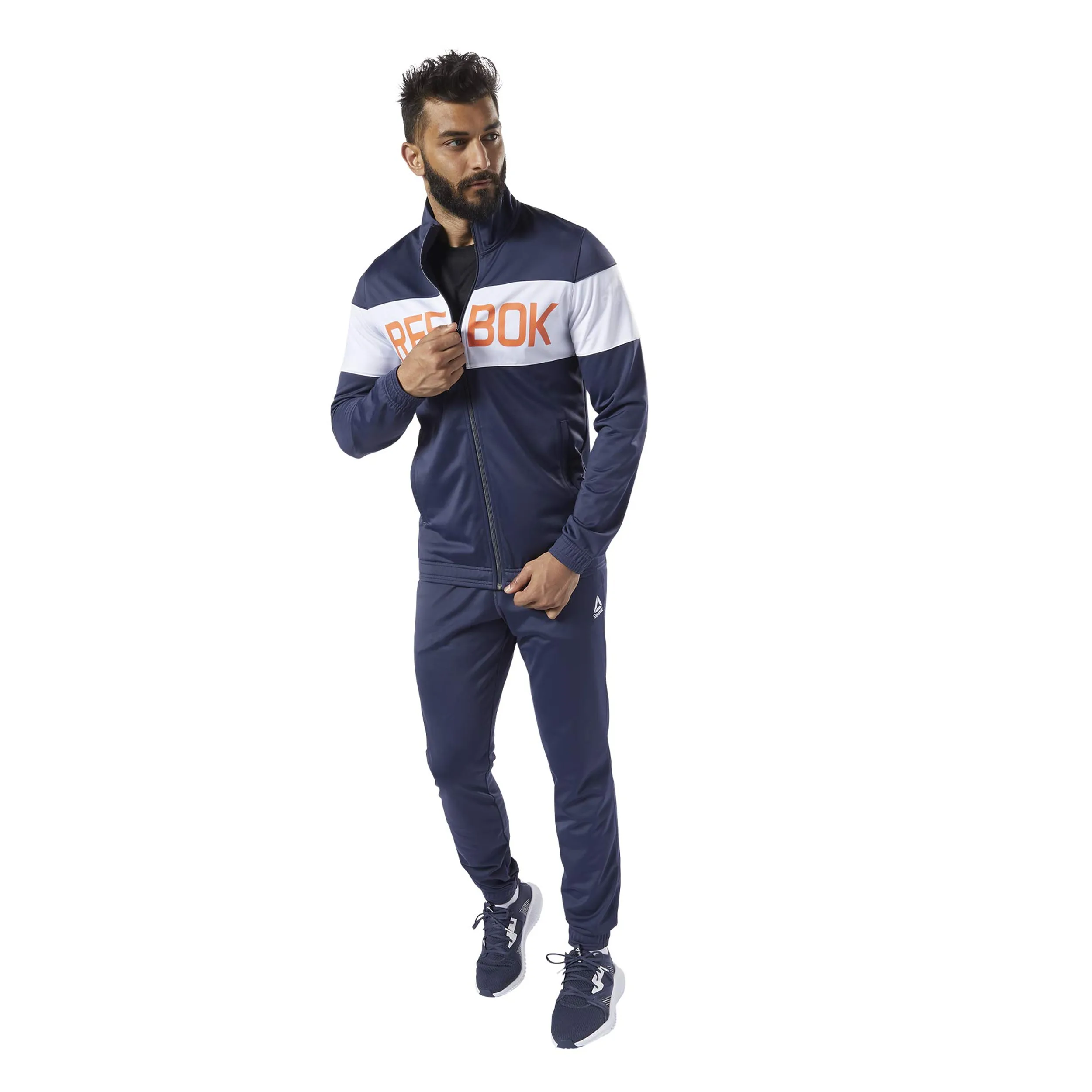 Men's Reebok Training Supply Cuffed Tracksuit sold by Zulily