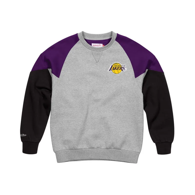 Men's Mitchell & Ness NBA Trading Block Crew La Lakers sold by Zulily