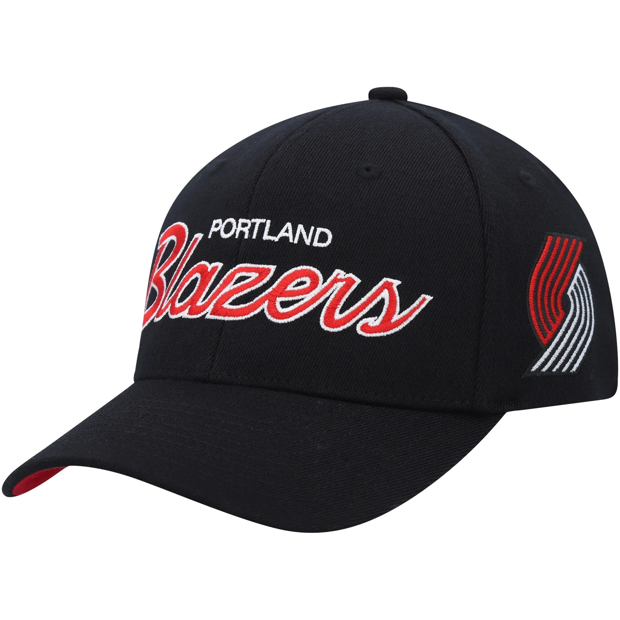 Men's Mitchell & Ness NBA Team Script 2.0 Stretch Snapback Trail Blazers sold by Zulily
