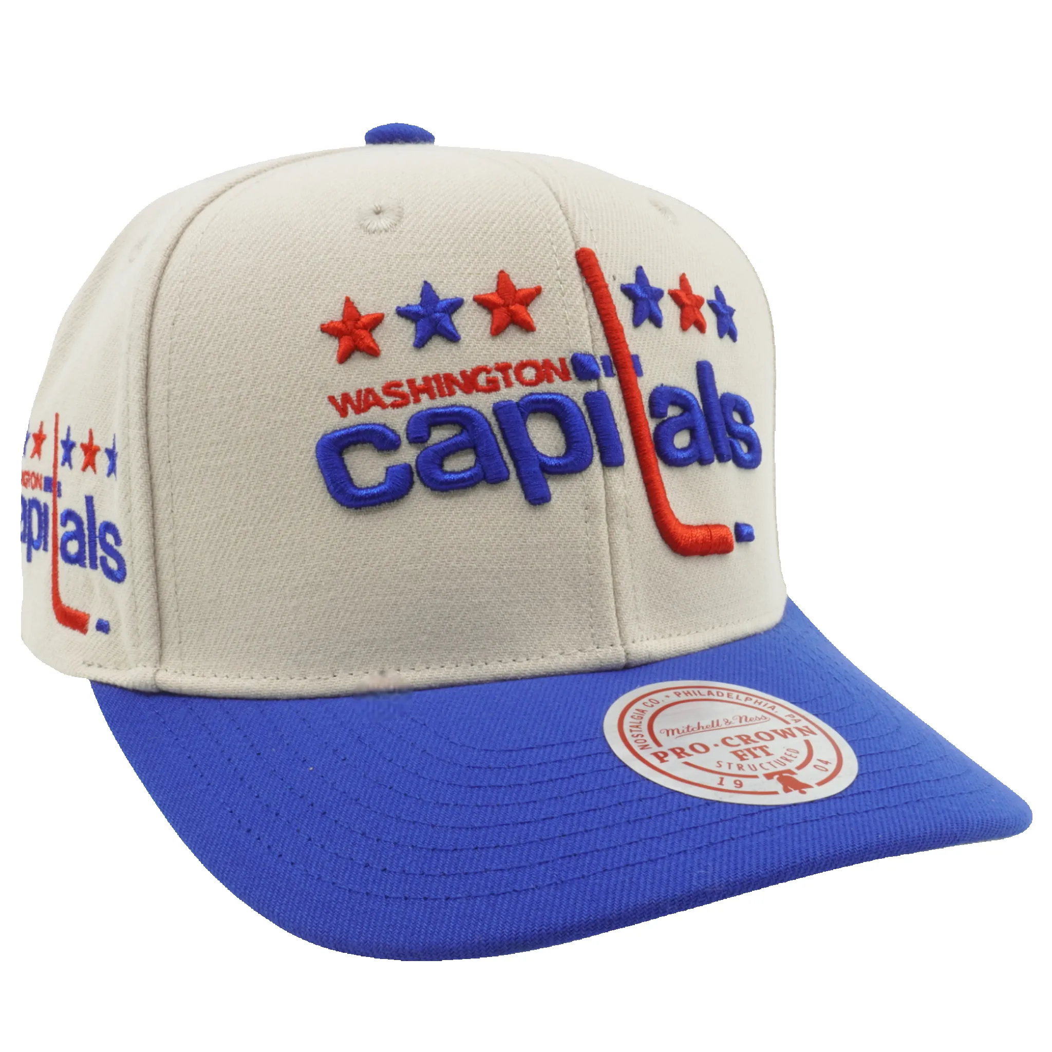 Men's Mitchell & Ness Nhl Game On Pro Snapback Vntg Capitals - Off White sold by Zulily product image thumbnail 3