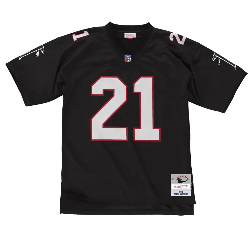 Men's Mitchell & Ness NFL Legacy Jersey Falcons 1992 Deion Sanders sold by Zulily