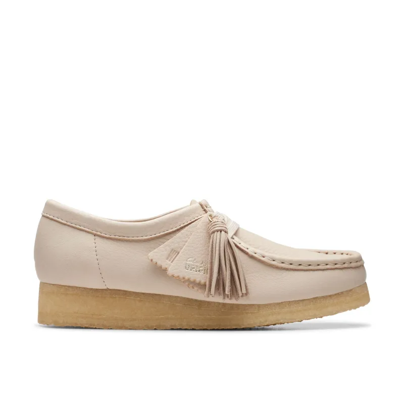 Women's Clarks Wallabee Beige Leather sold by Zulily