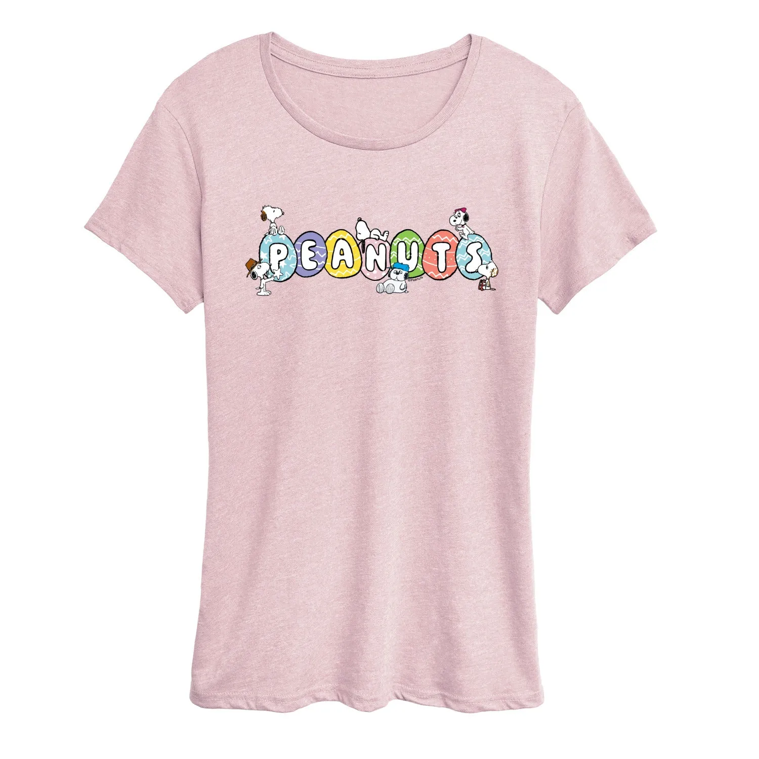Peanuts - Snoopy Eggs - Women's Short Sleeve Graphic T-Shirt sold by Zulily product image thumbnail 3