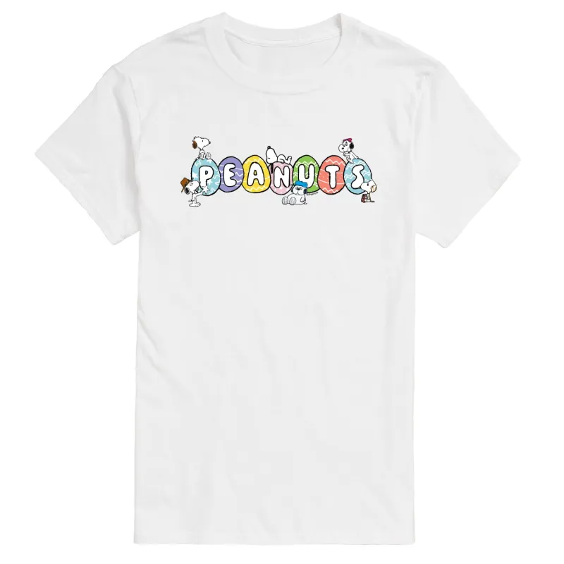 Peanuts - Snoopy Eggs - Men's Short Sleeve Graphic T-Shirt sold by Zulily