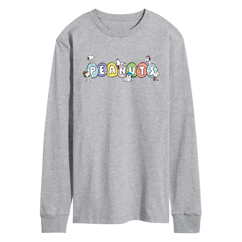 Peanuts - Snoopy Eggs - Men's Long Sleeve Graphic T-Shirt sold by Zulily