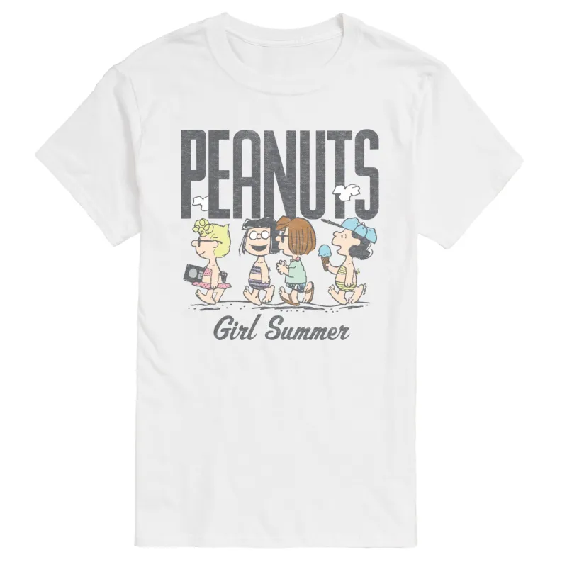 Peanuts - Girl Summer - Men's Short Sleeve Graphic T-Shirt sold by Zulily