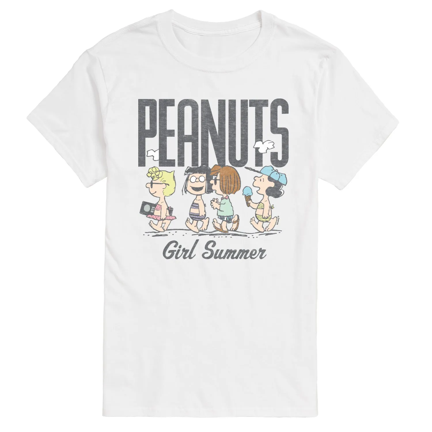 Peanuts - Girl Summer - Men's Short Sleeve Graphic T-Shirt sold by Zulily