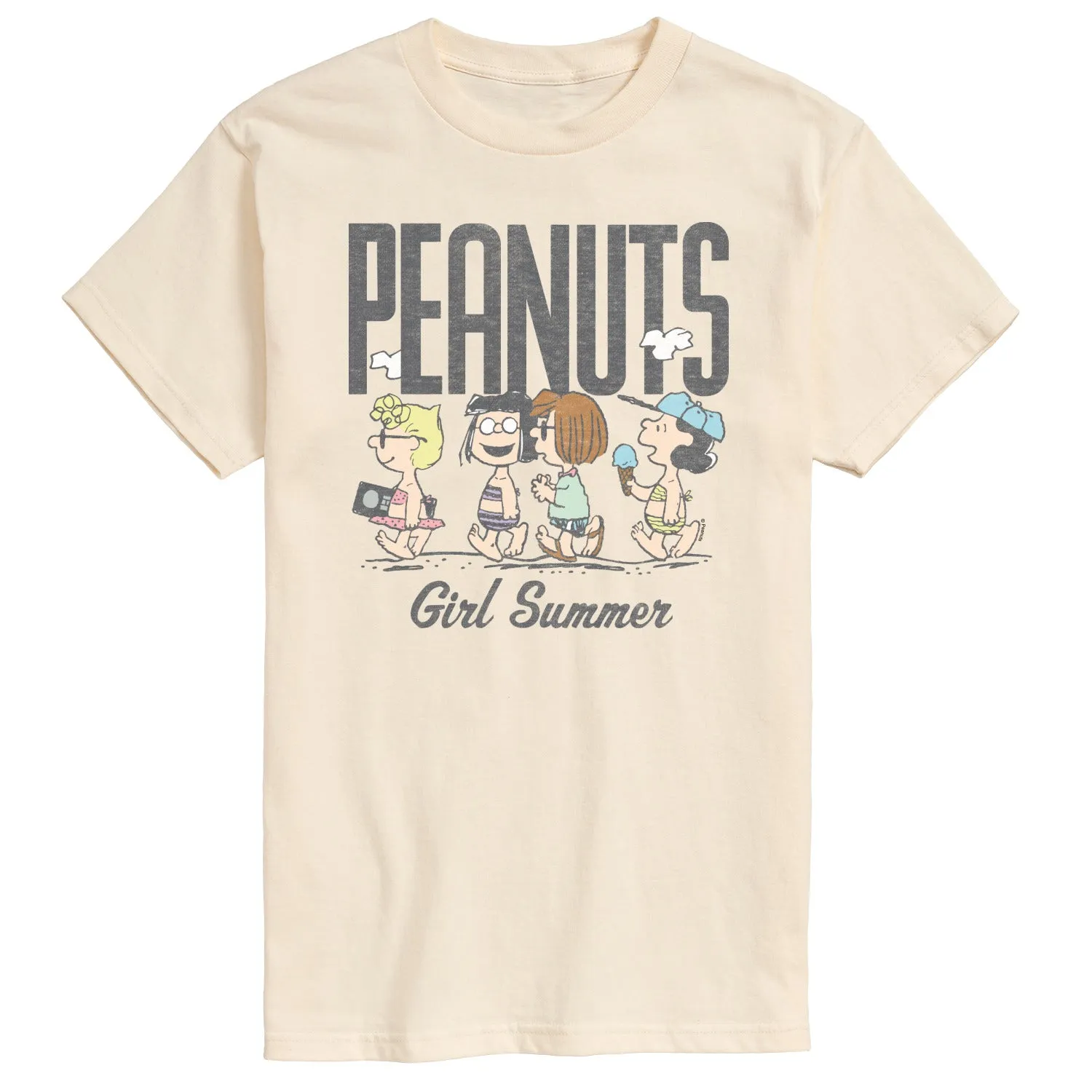 Peanuts - Girl Summer - Men's Short Sleeve Graphic T-Shirt sold by Zulily product image thumbnail 2