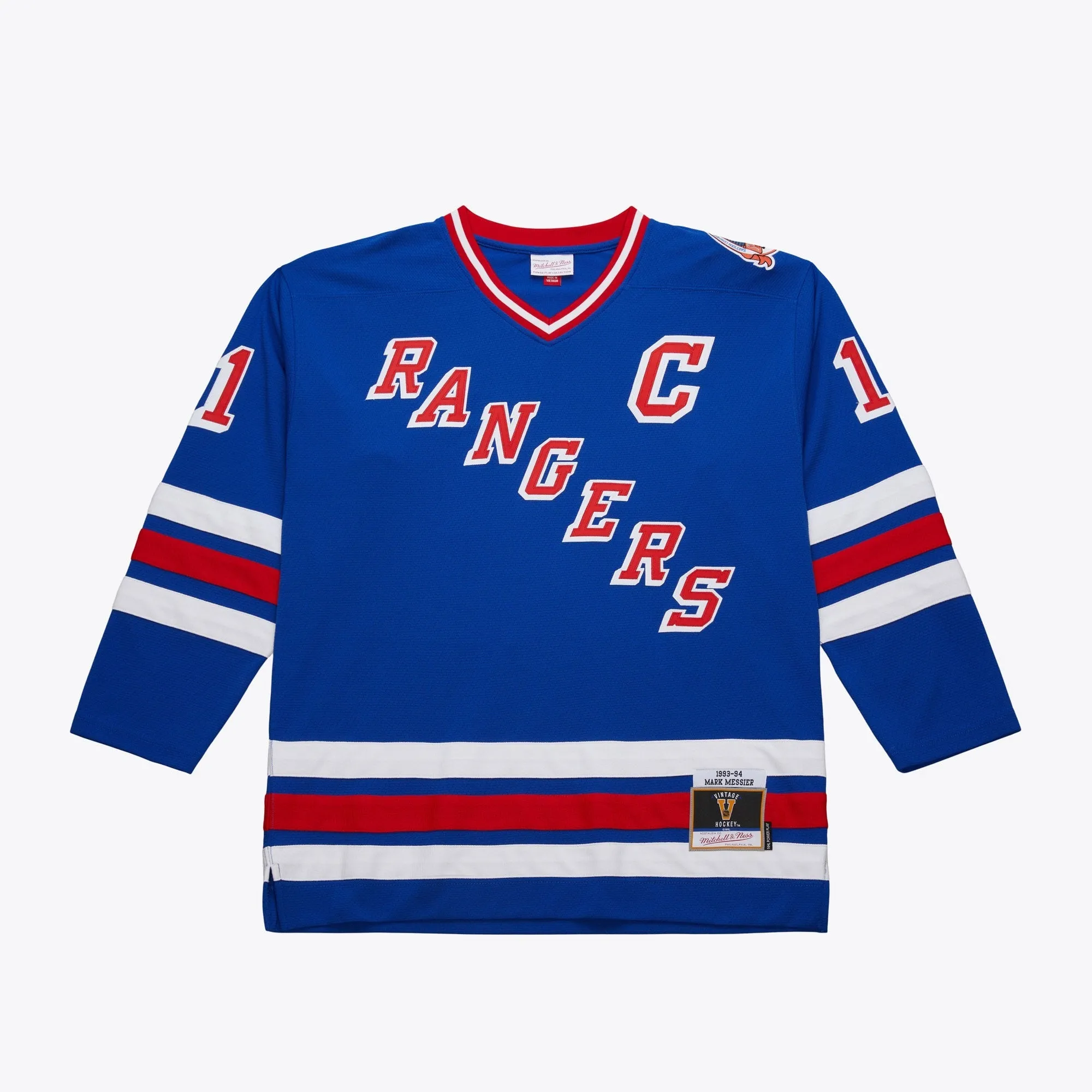 Men's Mitchell & Ness Nhl Dark Jersey Rangers 1993 Mark Messier sold by Zulily product image thumbnail 2