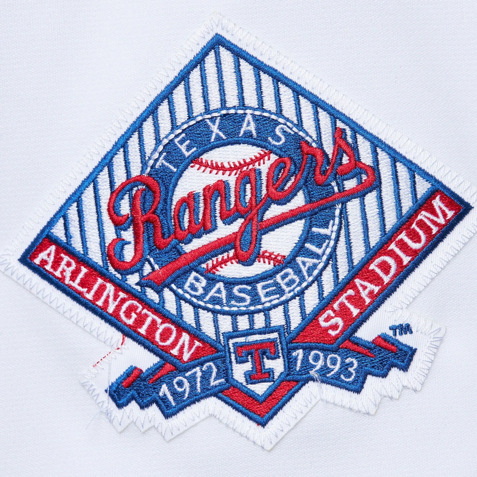 Men's Mitchell & Ness MLB White Jersey Rangers 1993 Nolan Ryan sold by Zulily product image thumbnail 3