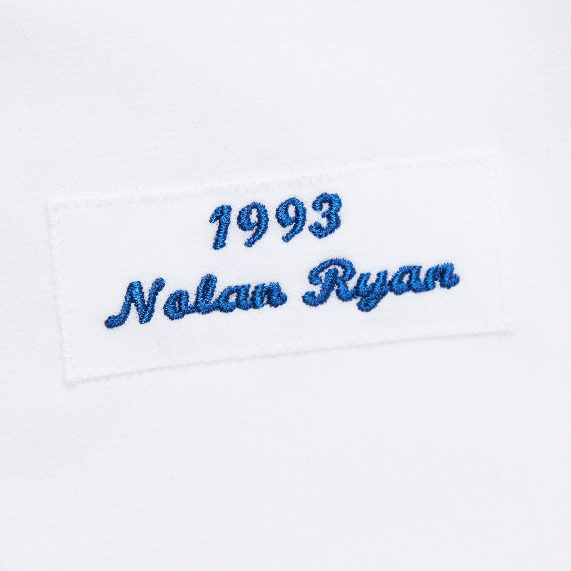 Men's Mitchell & Ness MLB White Jersey Rangers 1993 Nolan Ryan sold by Zulily product image thumbnail 4