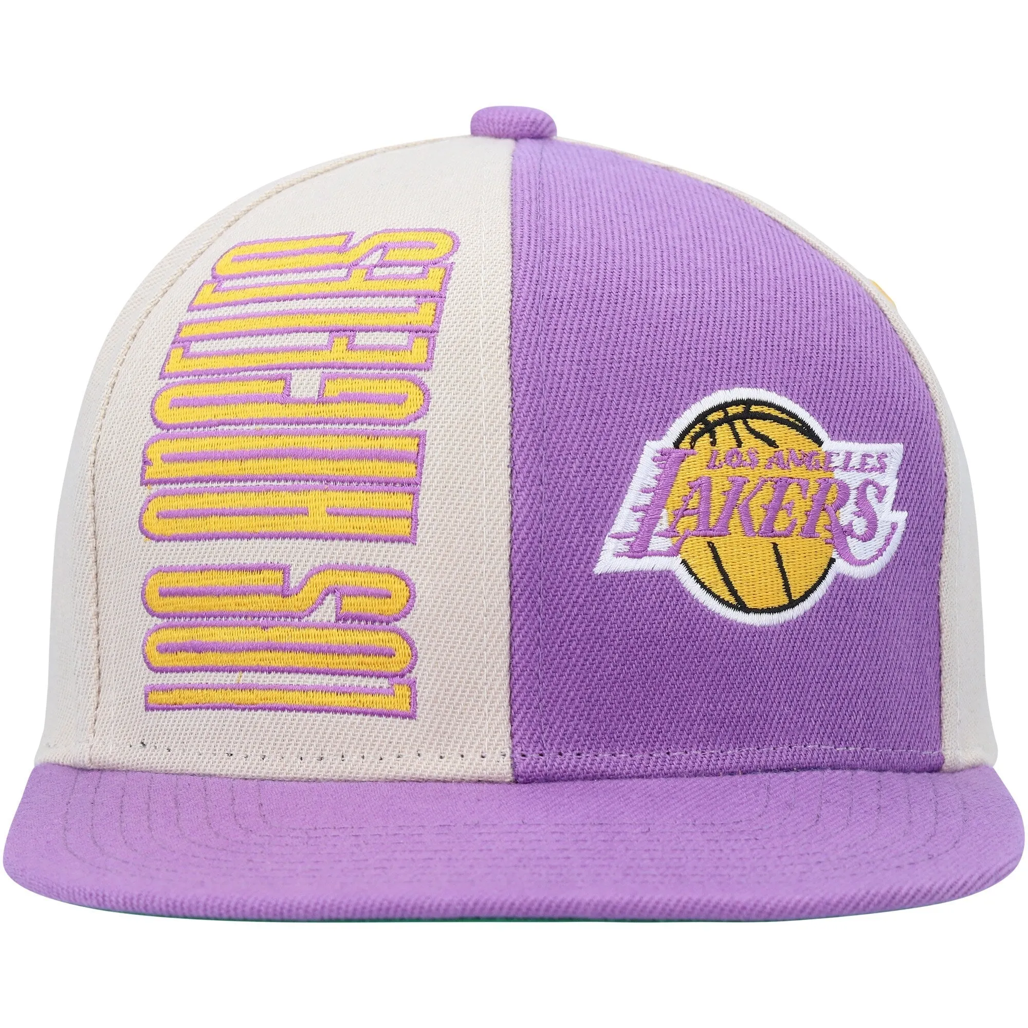 Men's Mitchell & Ness NBA Pop Panel Snapback Hwc Lakers - Off White sold by Zulily product image thumbnail 2
