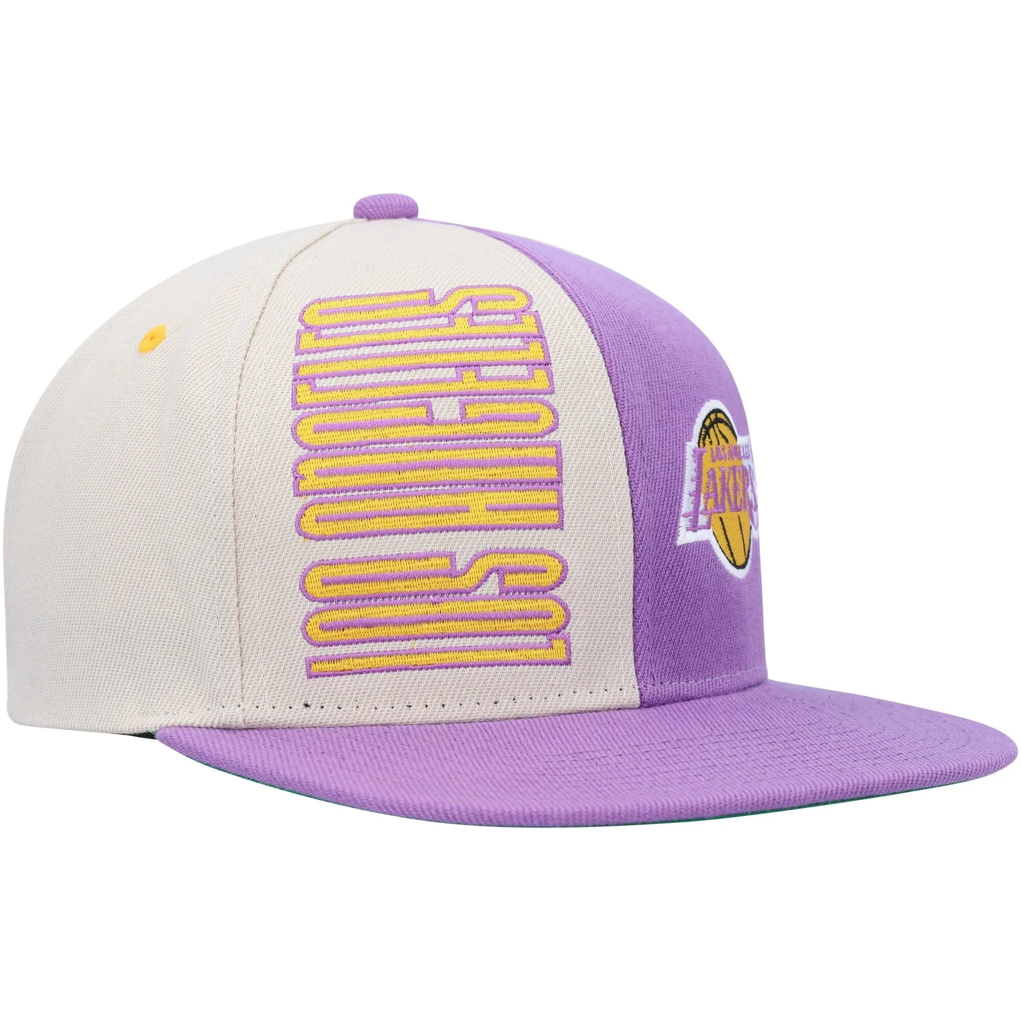 Men's Mitchell & Ness NBA Pop Panel Snapback Hwc Lakers - Off White sold by Zulily product image thumbnail 3