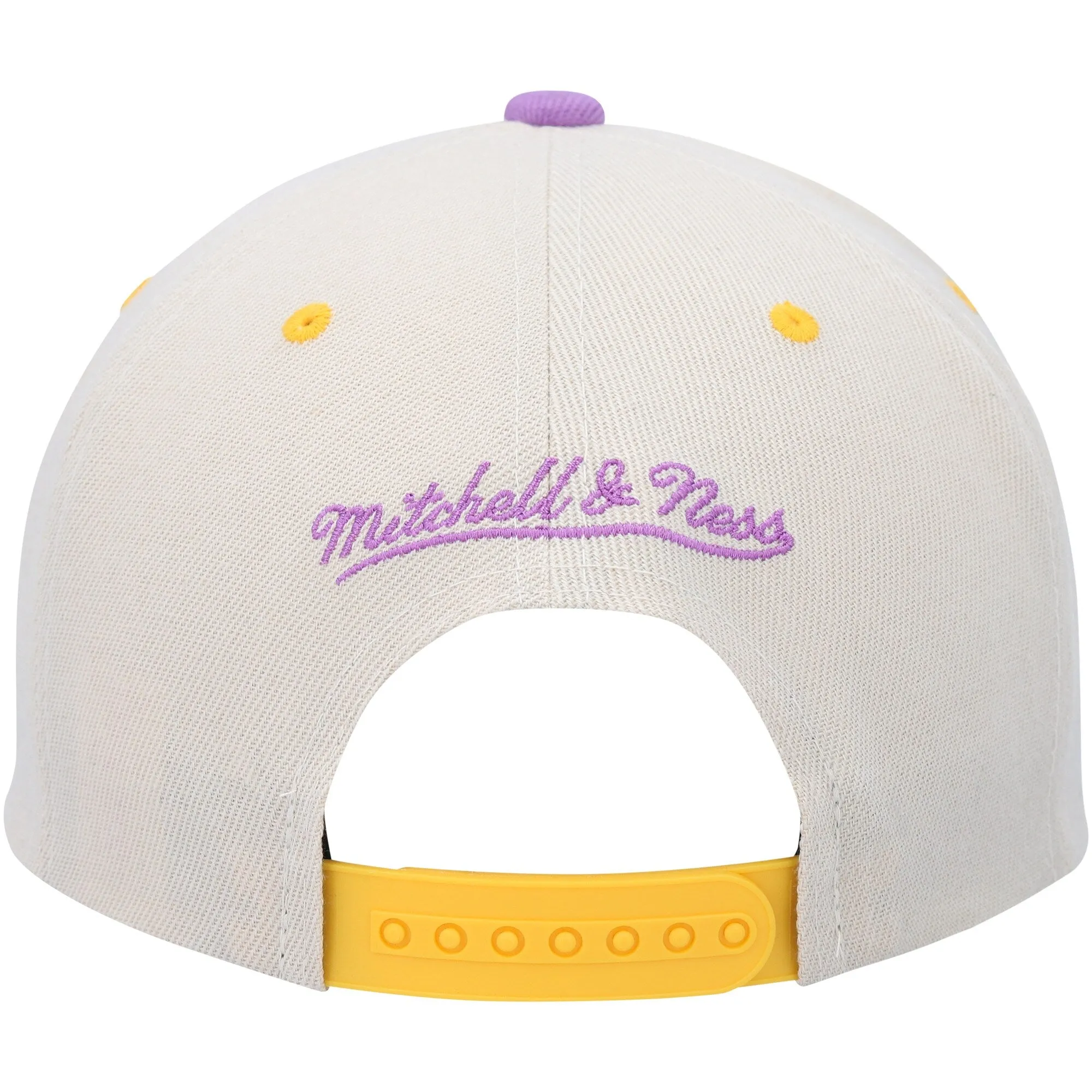 Men's Mitchell & Ness NBA Pop Panel Snapback Hwc Lakers - Off White sold by Zulily product image thumbnail 4
