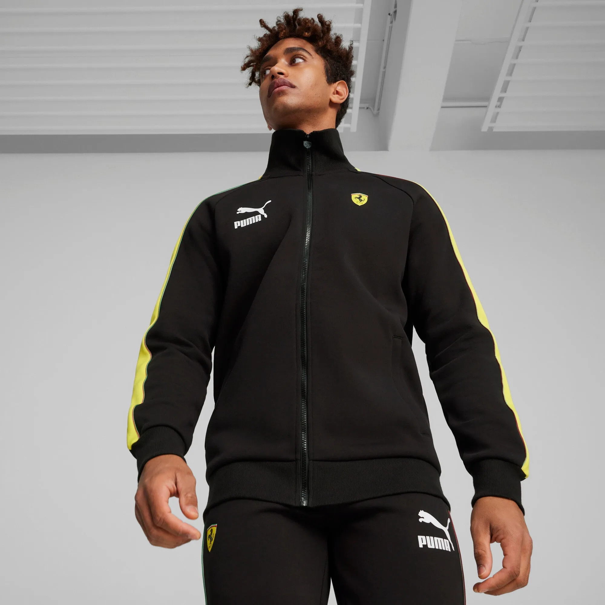 Men's Puma Ferrari Race Iconic T7 Track Jacket sold by Zulily product image thumbnail 3