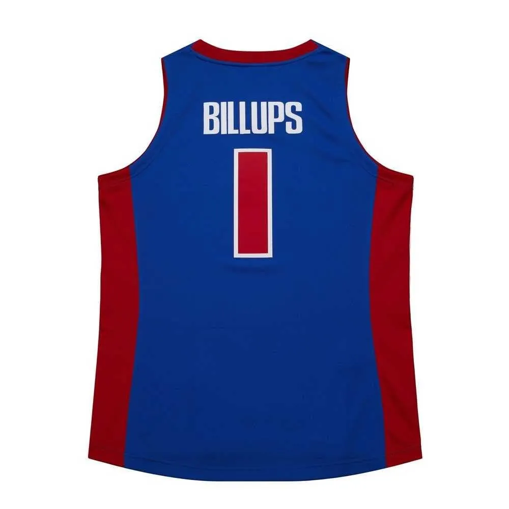 Men's Mitchell & Ness Dark Finals Jersey Pistons 2003 Chauncey Billups sold by Zulily product image thumbnail 2