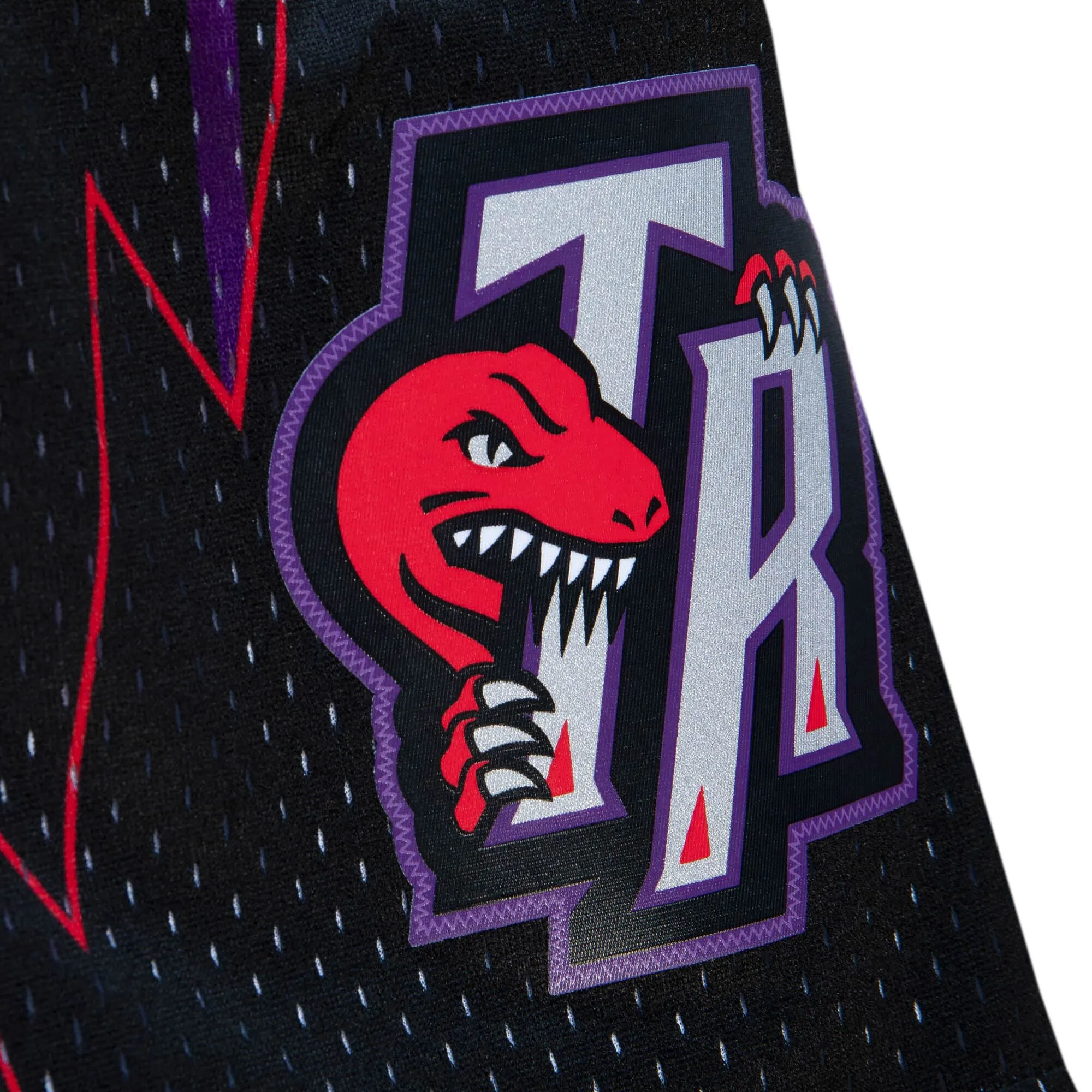 Mitchell & Ness NBA Fadeaway Swingman Shorts Toronto Raptors 1998 sold by Zulily product image thumbnail 3