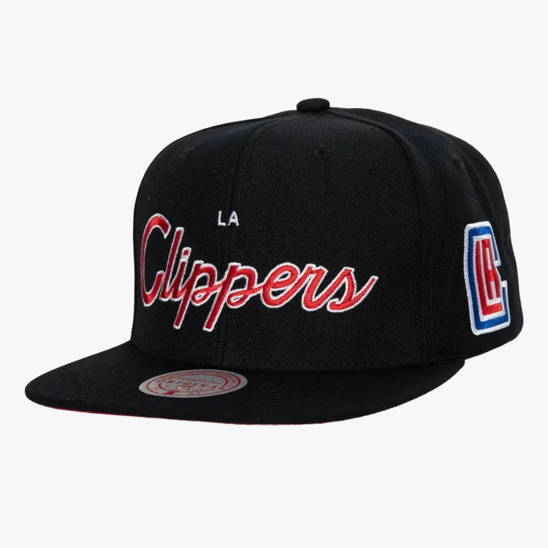 Men's Mitchell & Ness NBA Team Script 2.0 Snapback Clippers sold by Zulily