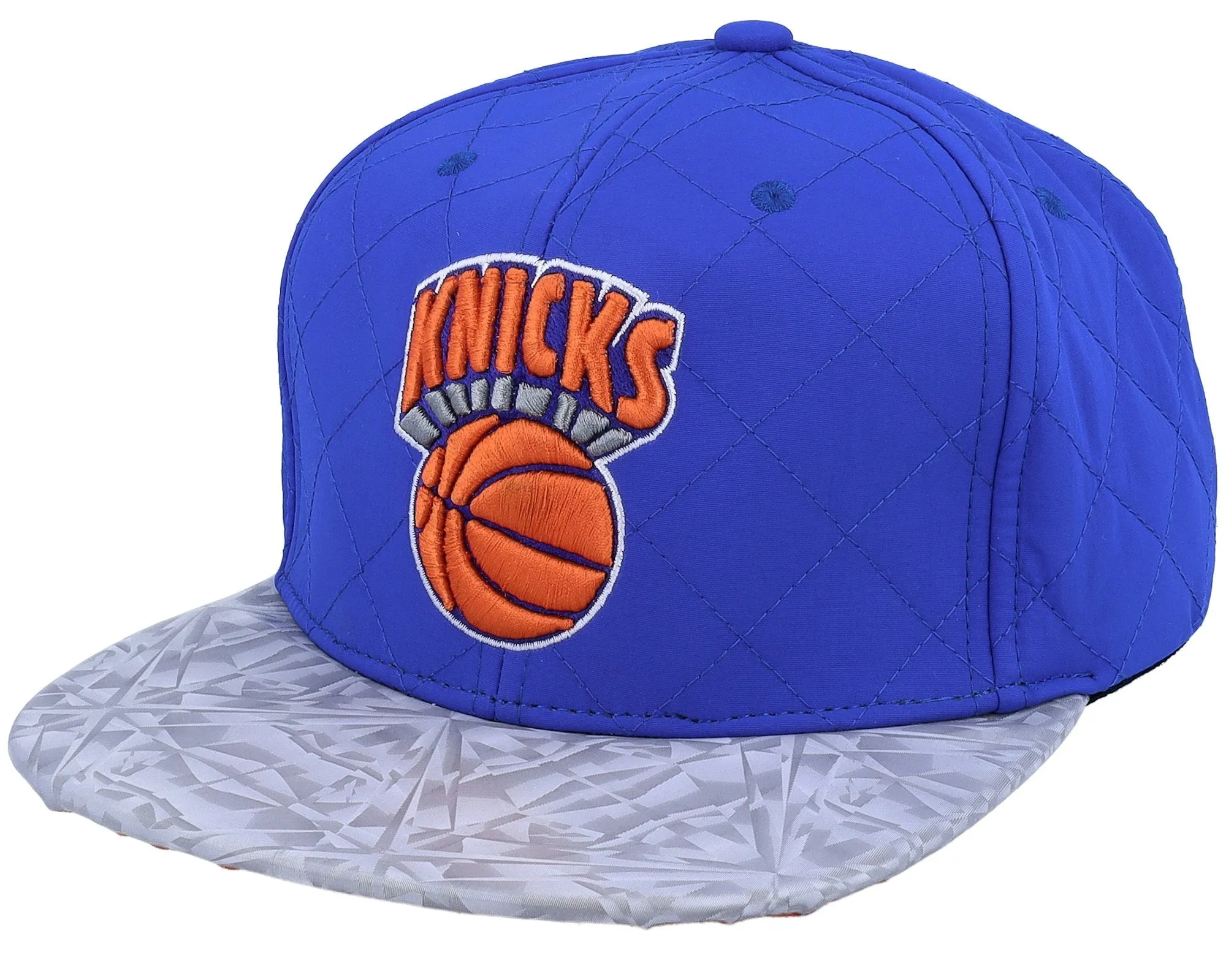 Men's Mitchell & Ness NBA Diamond Base Snapback Hwc Knicks - Blue sold by Zulily