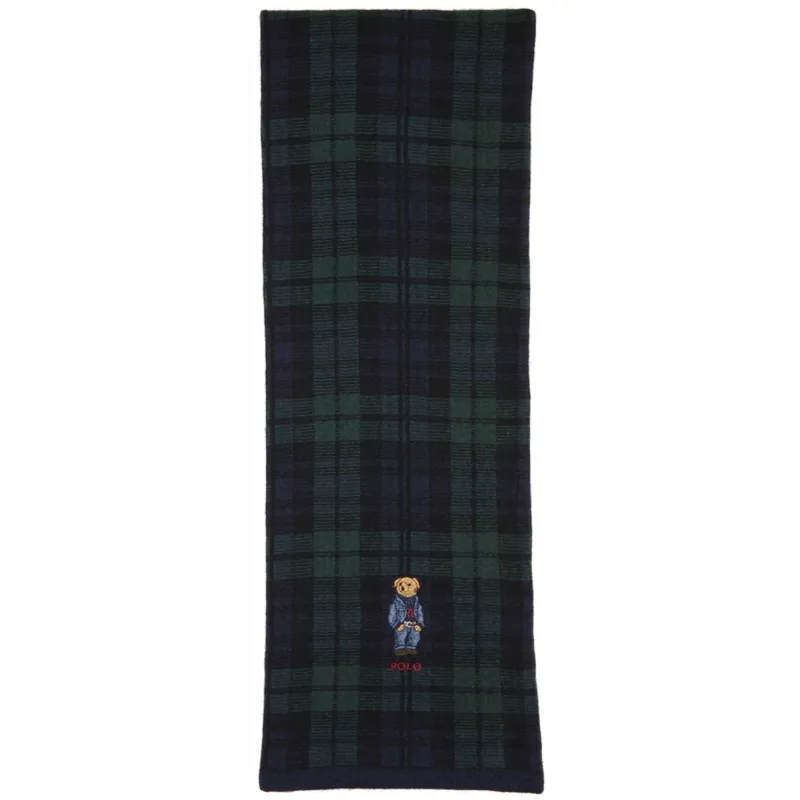 Men's Polo Ralph Lauren Plaid Bear Scarf sold by Zulily