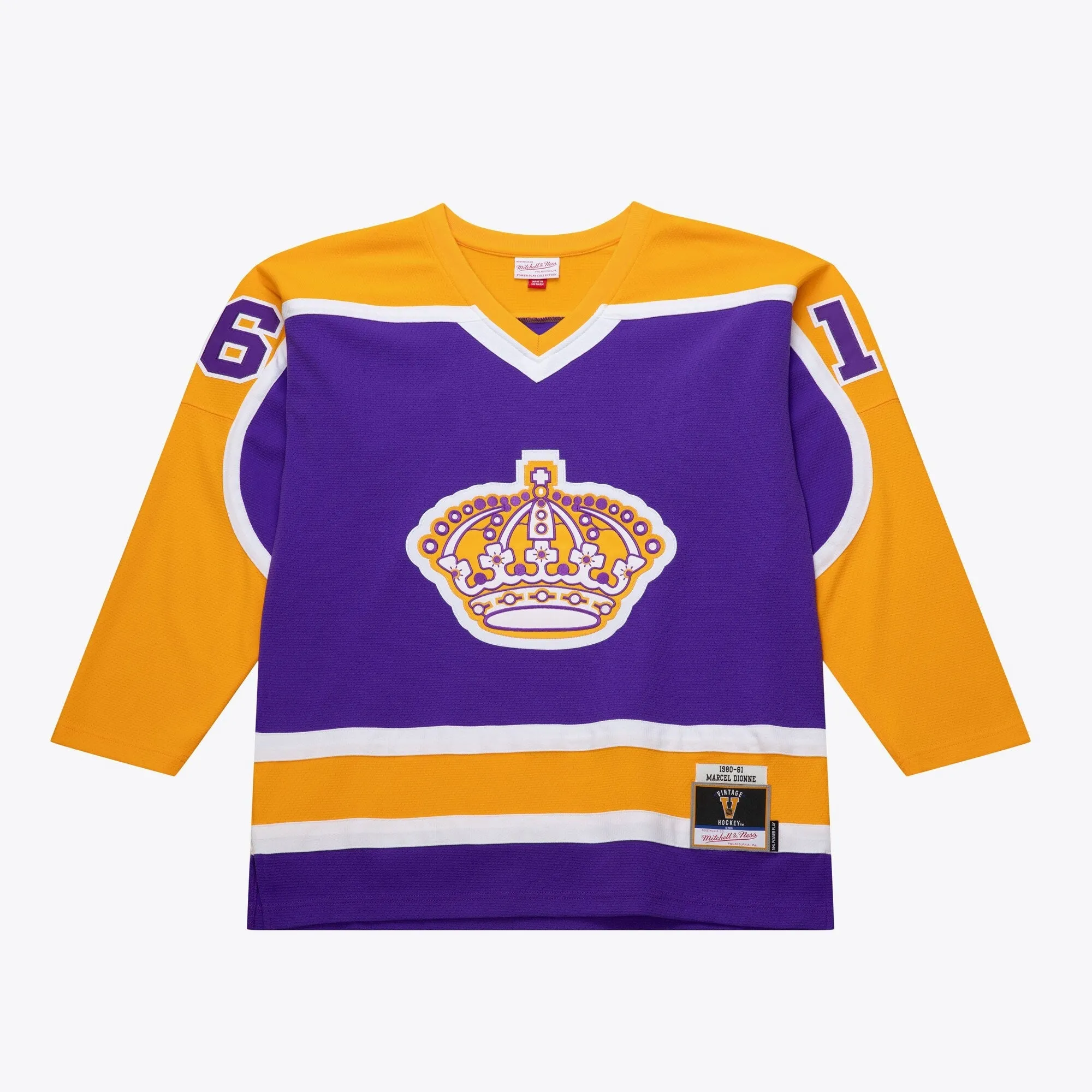 Men's Mitchell & Ness Nhl Dark Jersey Kings 1980 Marcel Dionne sold by Zulily
