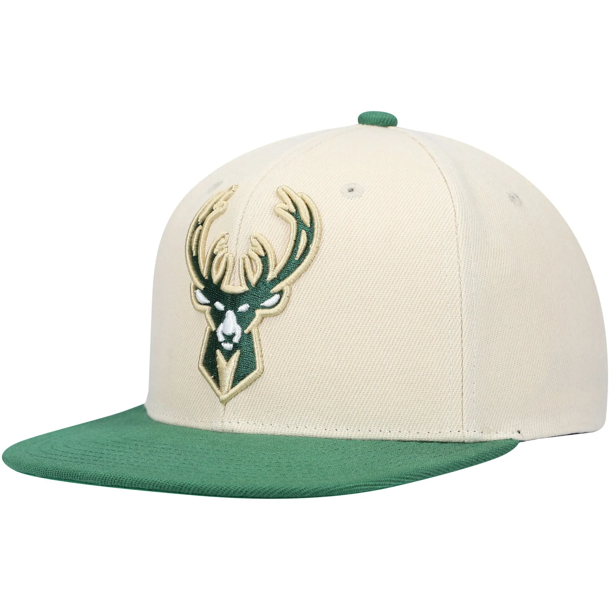 Men's Mitchell & Ness NBA Xl Wordmark Snapback Bucks sold by Zulily