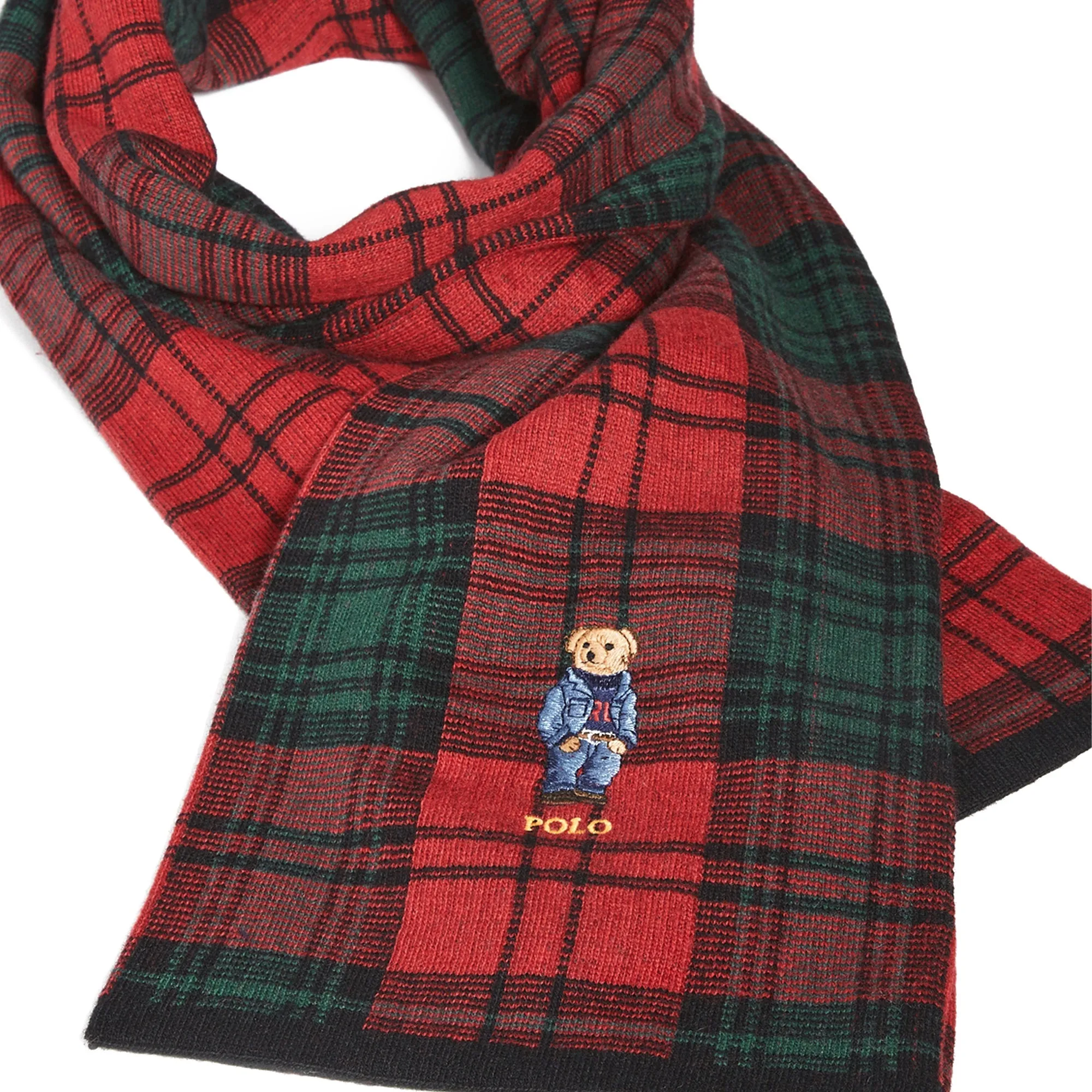 Men's Polo Ralph Lauren Plaid Bear Scarf sold by Zulily product image thumbnail 2