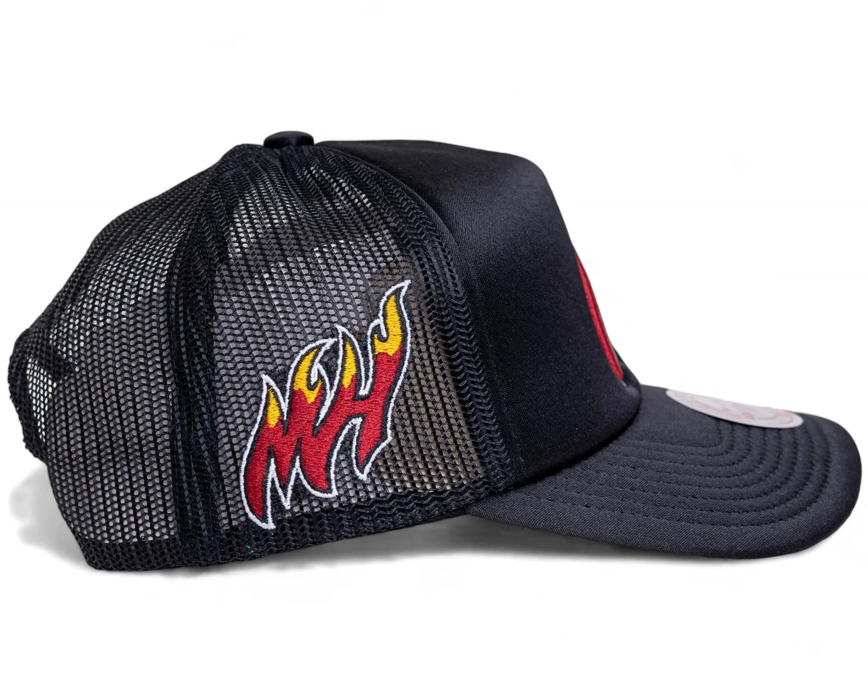 Men's Mitchell & Ness NBA Logo Remix Trucker Snapback Hwc Heat sold by Zulily product image thumbnail 2
