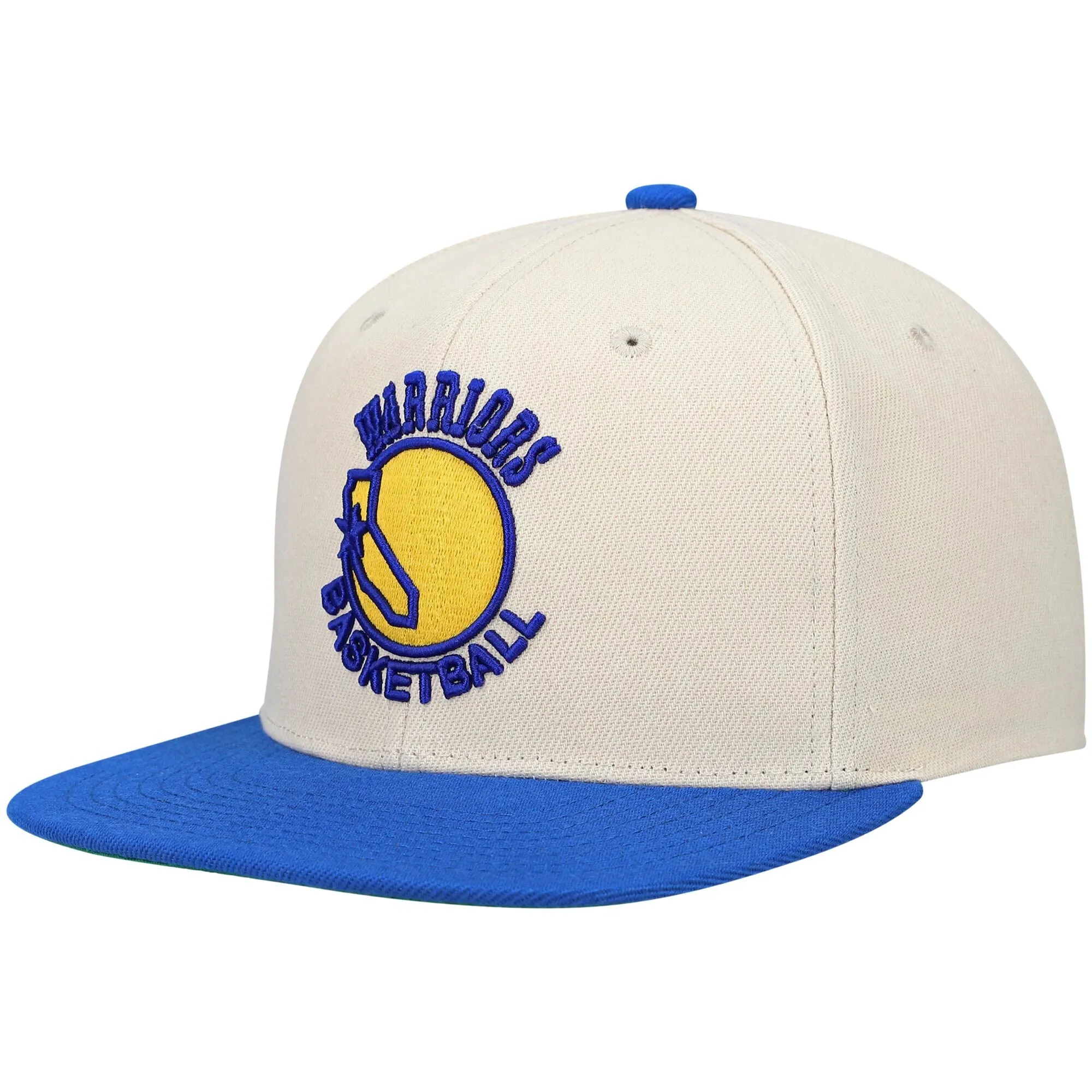 Men's Mitchell & Ness NBA 35Th Side Snapback Hwc Warriors sold by Zulily