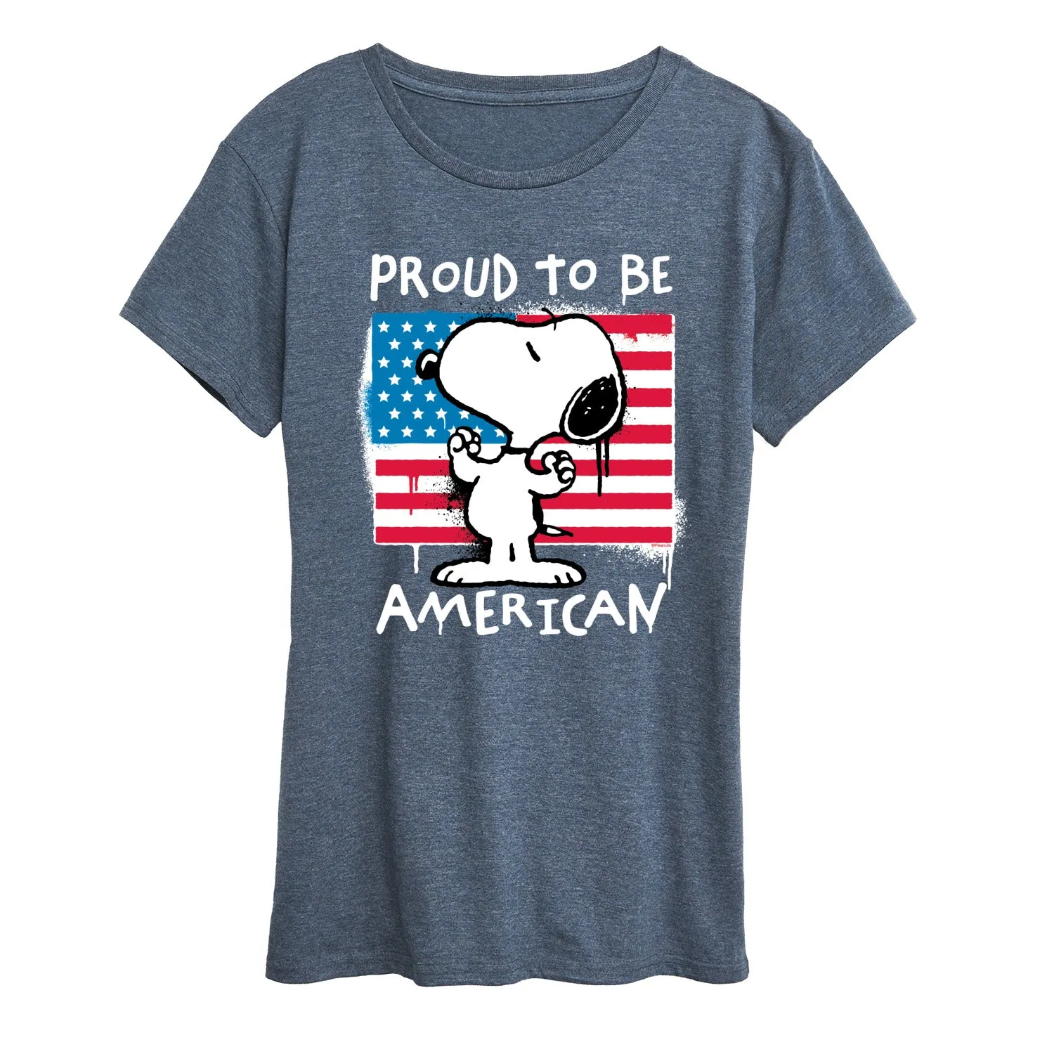 Peanuts - Snoopy Street USA - Women's Short Sleeve Graphic T-Shirt sold by Zulily product image thumbnail 4