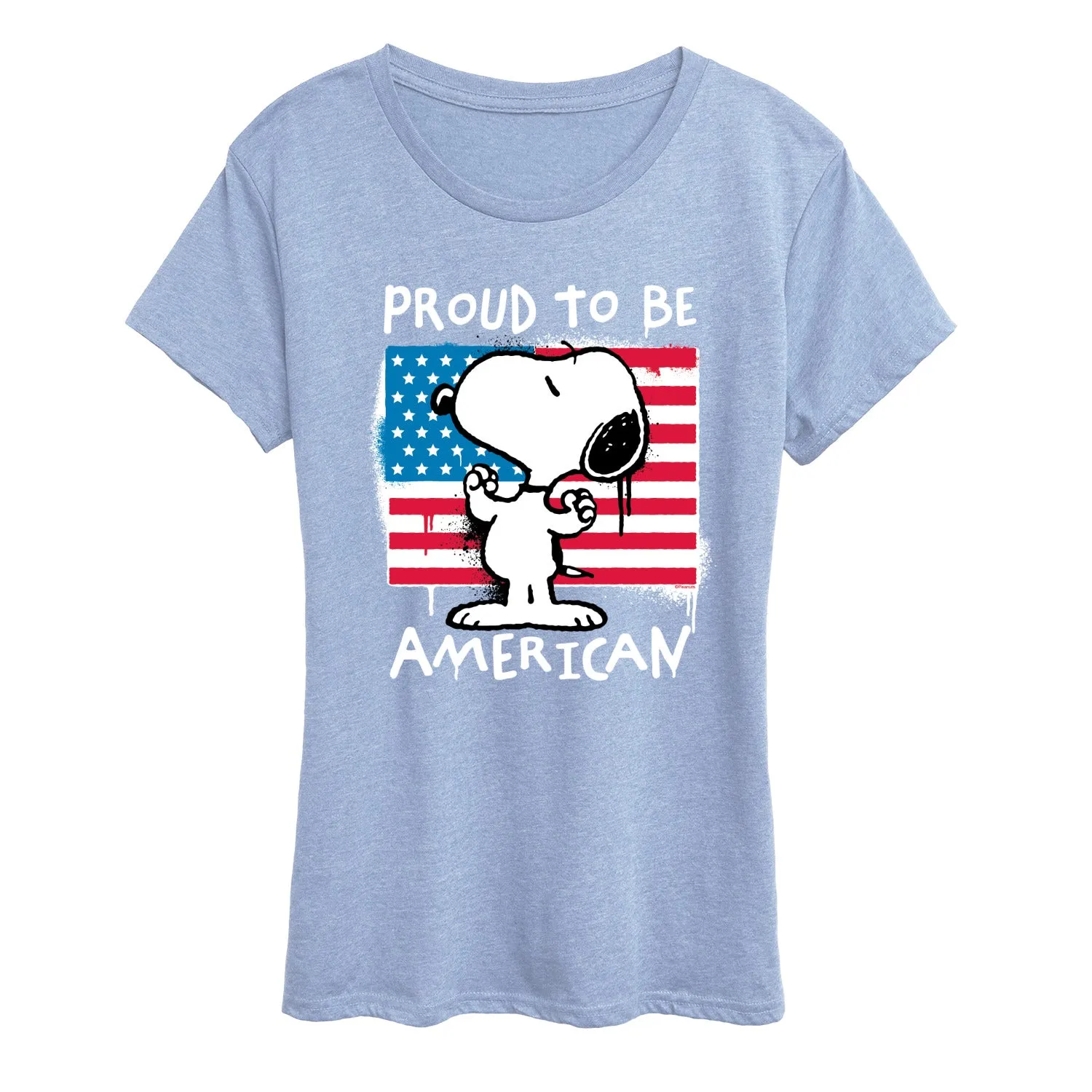 Peanuts - Snoopy Street USA - Women's Short Sleeve Graphic T-Shirt sold by Zulily product image thumbnail 5